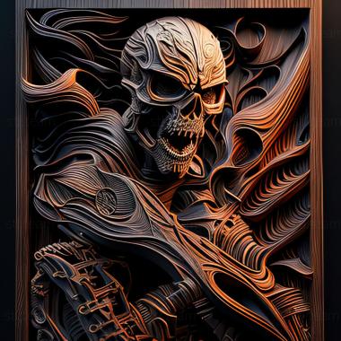 3D модель St ghost rider (STL)